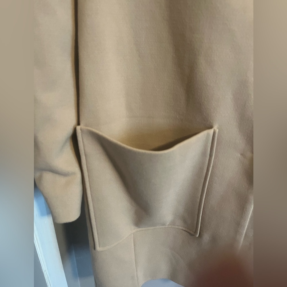 ASOS beautiful camel colour transitional lined coat size 6 neutral - Picture 8 of 12